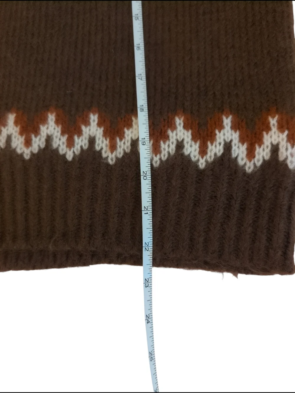 Nwt Joseph A Cappuccino Combo Fair Isle Knit Sweater Dress Travel Casual XL
